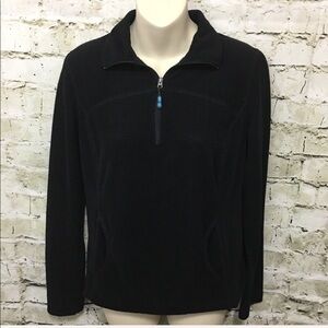 🌻 Tangerine Black 1/2 Zip Pullover